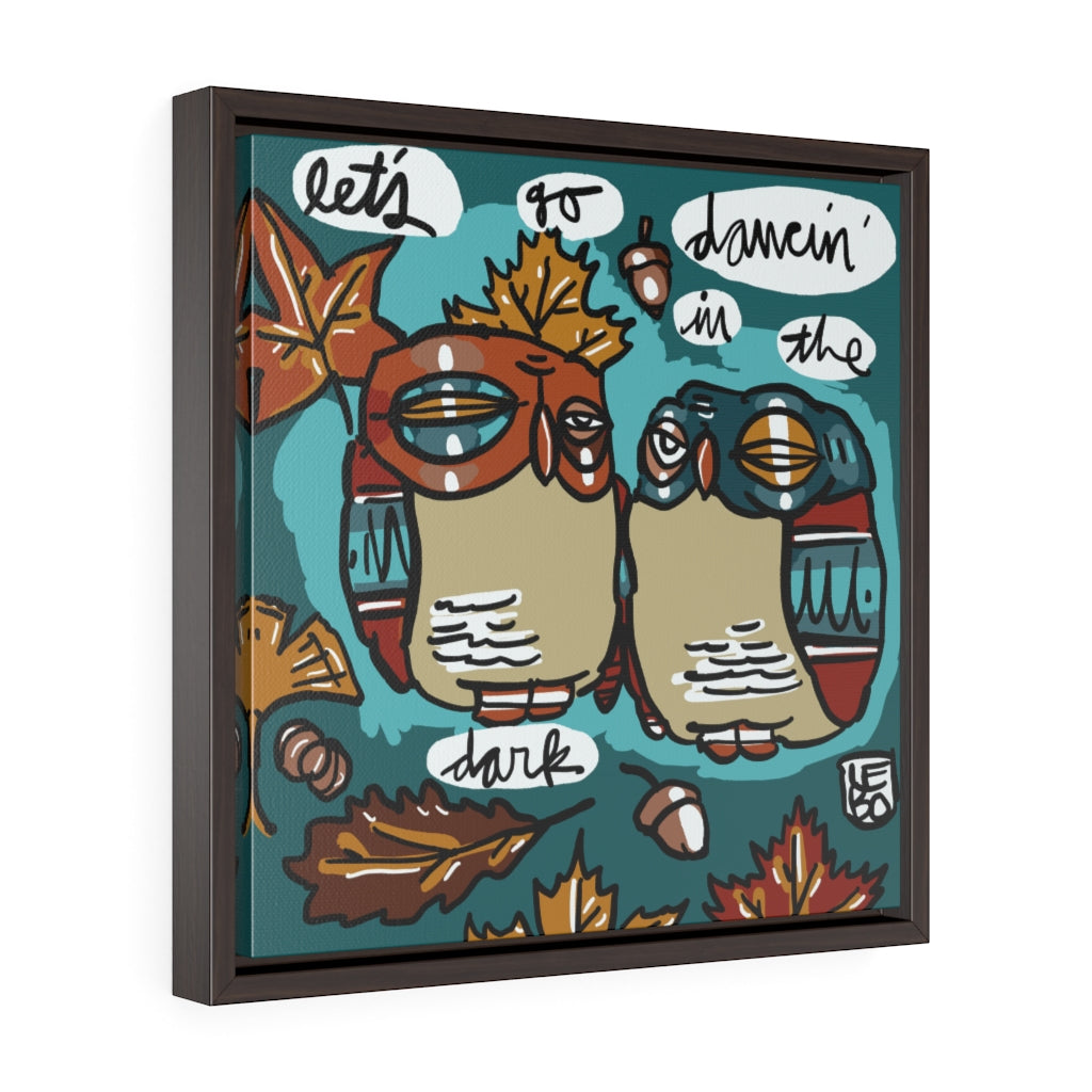 Let's Go Dancin' in the Dark - Lebo Framed Premium Gallery Wrap Canvas